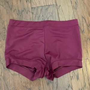 NWOT Balera banded leg dance booty shorts